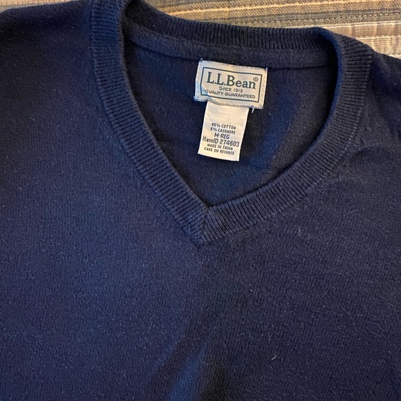 ☀️HP!☀️LL Bean Men’s Cotton Cashmere Sweater - Picture 2 of 2